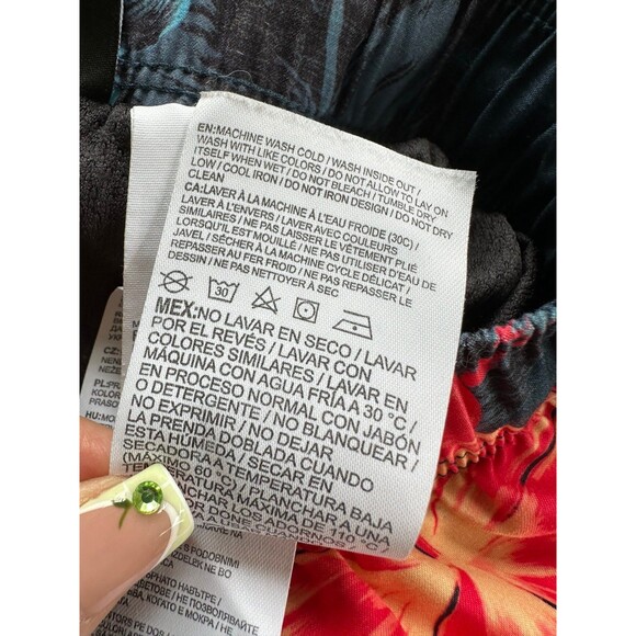 NWOT Hurley Boy's Hawaiian Tropical Pull On Mesh Briefs Swim Trunks XL - Picture 8 of 8